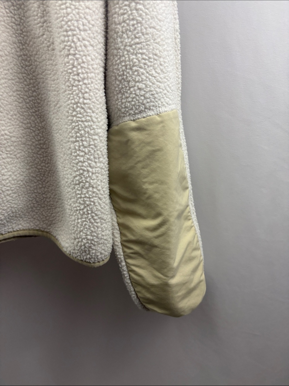 The North Face Cragmont Fleece Jacket Sherpa Jacket in Cream/Tan Size Large - Picture 10 of 11